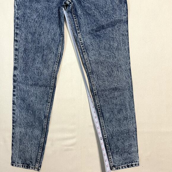 American Apparel Women's The High-Waist Jean Blue Denim Straight Leg -‎ Size 26 - Picture 8 of 9